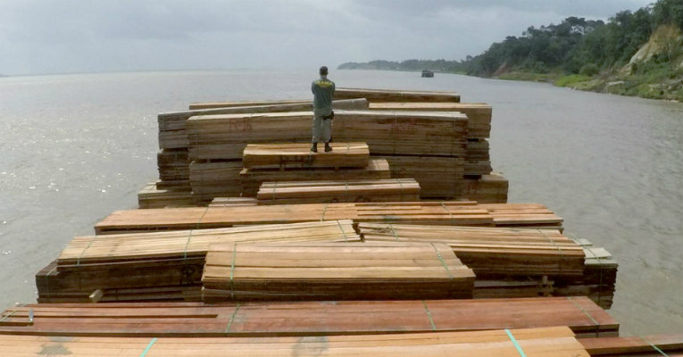 Madeira é apreendida no Rio Amazonas Madeira é apreendida no Rio Amazonas