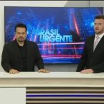 CONFEP/PR, na TV Band, conclamando a sociedade para ajudar com donativos com o apoio do Corpo de Bombeiros do Estado do Paraná