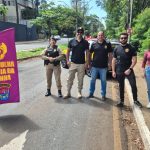 CONFEP realiza com apoio da Polícia Militar do Estado do Paraná e com Vereador Santão de Londrina/PR uma blitz educativa acerca dos direitos da mulher e contra o feminicidio ( 04/12/25).